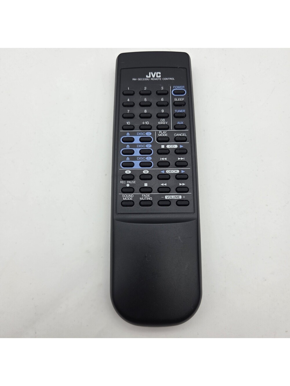 Genuine JVC RM-SEC220U Remote Control for CA-C220 MXD4T MXC220 CAD4T - Tested